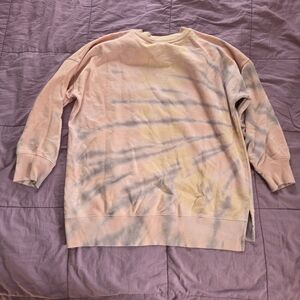 SO Women's Tie-Dye Sweater - Pink and Yellow